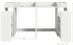 Waschmaschinenverkleidung Free Xonox - Weiß - 190x101x60 cm