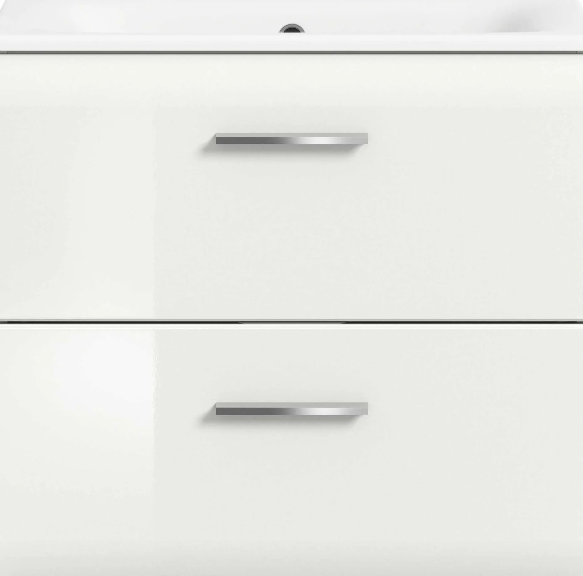 Waschtisch Ice von Xonox – Hochglanz Weiß – 60x55x46 cm