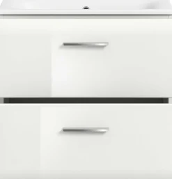 Waschtisch Ice von Xonox – Hochglanz Weiß – 60x55x46 cm