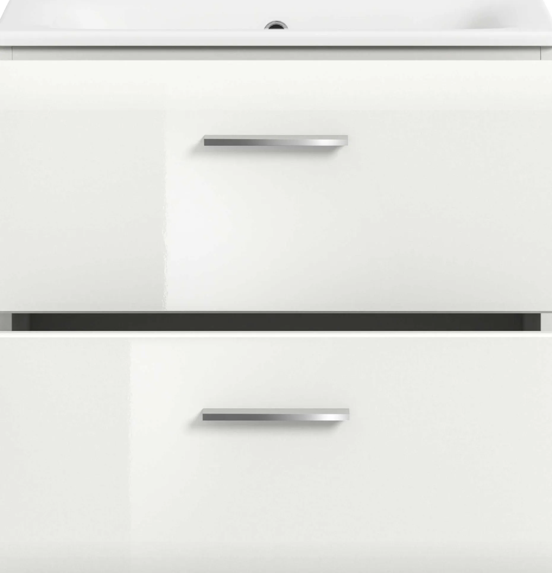 Waschtisch Ice von Xonox – Hochglanz Weiß – 60x55x46 cm