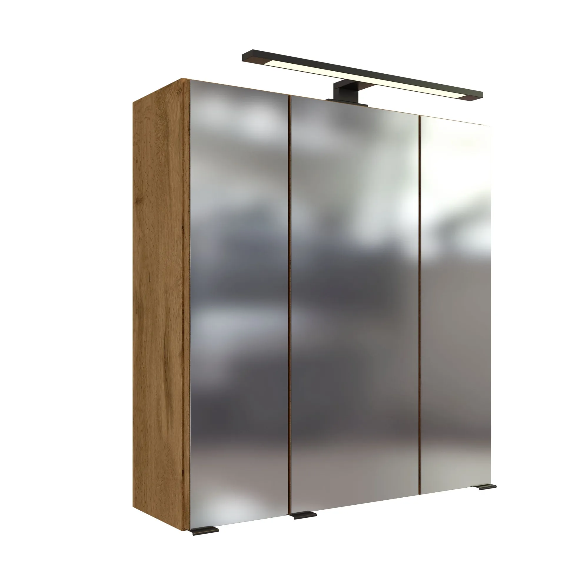 Held Waschtisch-Set Manchester | Waschtischschrank und Spiegelschrank | Wotan Oak Design