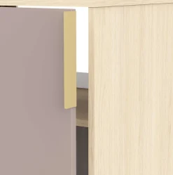 Waschtischunterschrank Azul - 60x47x71cm - 1 Tür - beige