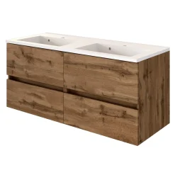 Waschtischunterschrank Brama 120cm 4 Schubladen - wotan eiche