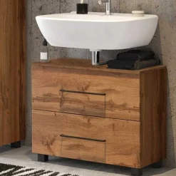 Waschtischunterschrank Dusan 70cm mit 1 Schublade und 1 Tür - Eiche wotan