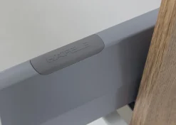 Waschtischunterschrank Helina 80cm mit 2 Schubladen - Eiche/Weiß