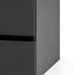 Waschtischunterschrank Kornel 80cm grau Waschtisch - graphitgrau