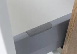 Waschtischunterschrank Luna 60cm 2 Schubladen - Eiche/Weiß