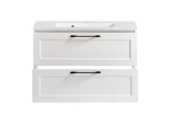 Waschtischunterschrank Meran | 80 x 47 x 56 cm | Weiß