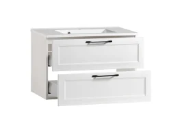 Waschtischunterschrank Meran | 80 x 47 x 56 cm | Weiß