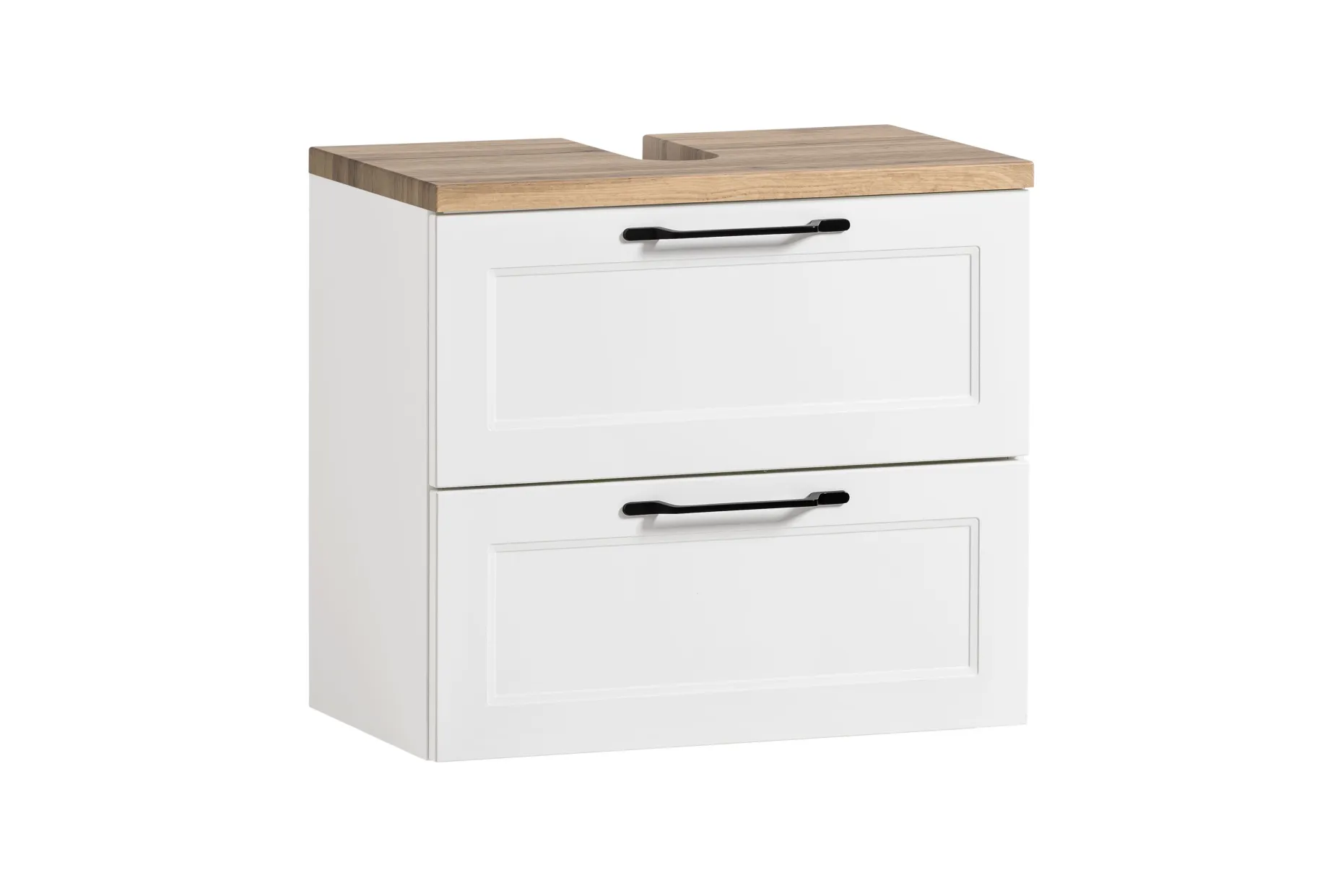 Waschtischunterschrank Meran | 60 x 35 x 55 cm | Weiß