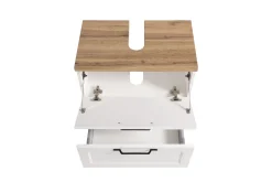 Waschtischunterschrank Meran | 60 x 35 x 55 cm | Weiß