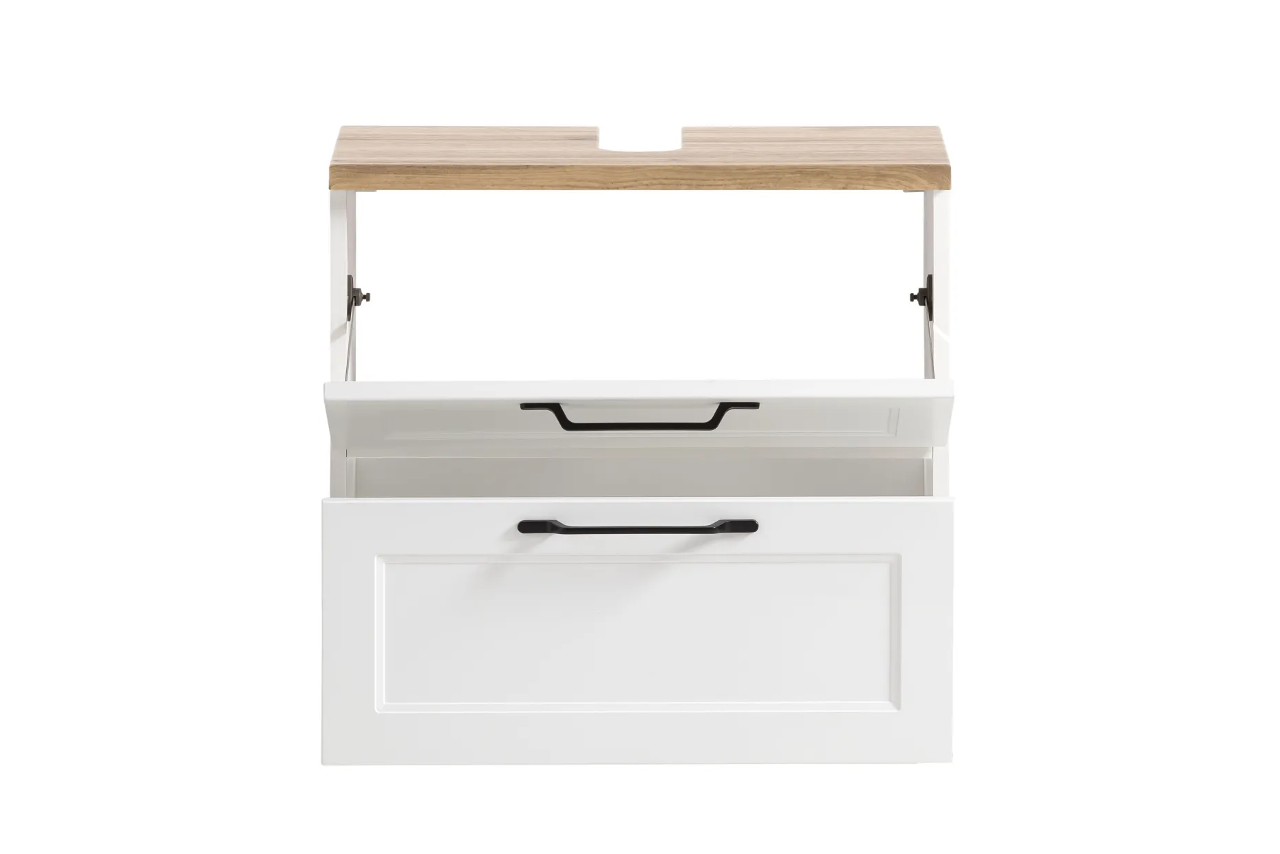 Waschtischunterschrank Meran | 60 x 35 x 55 cm | Weiß