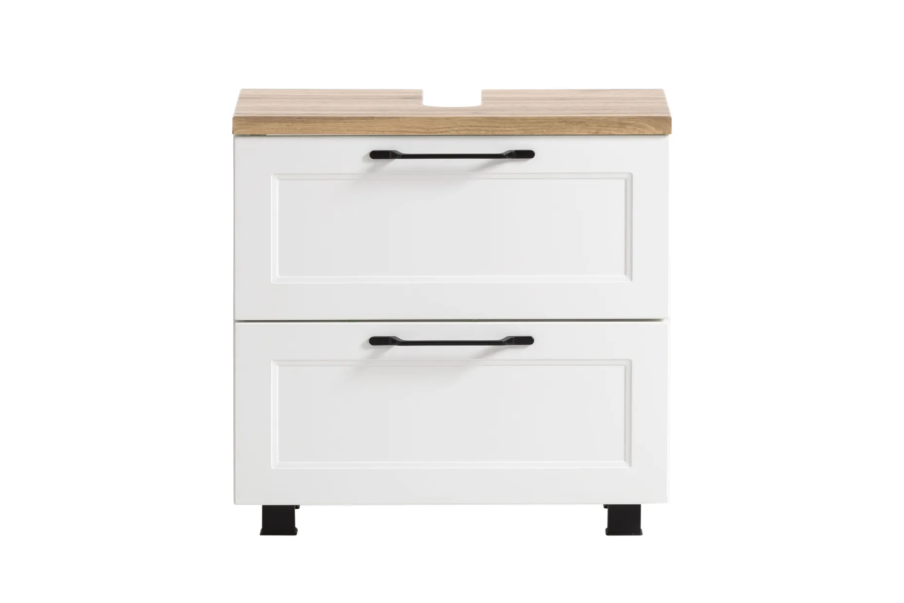 Waschtischunterschrank Meran | 60 x 35 x 55 cm | Weiß