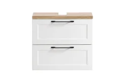 Waschtischunterschrank Meran | 60 x 35 x 55 cm | Weiß