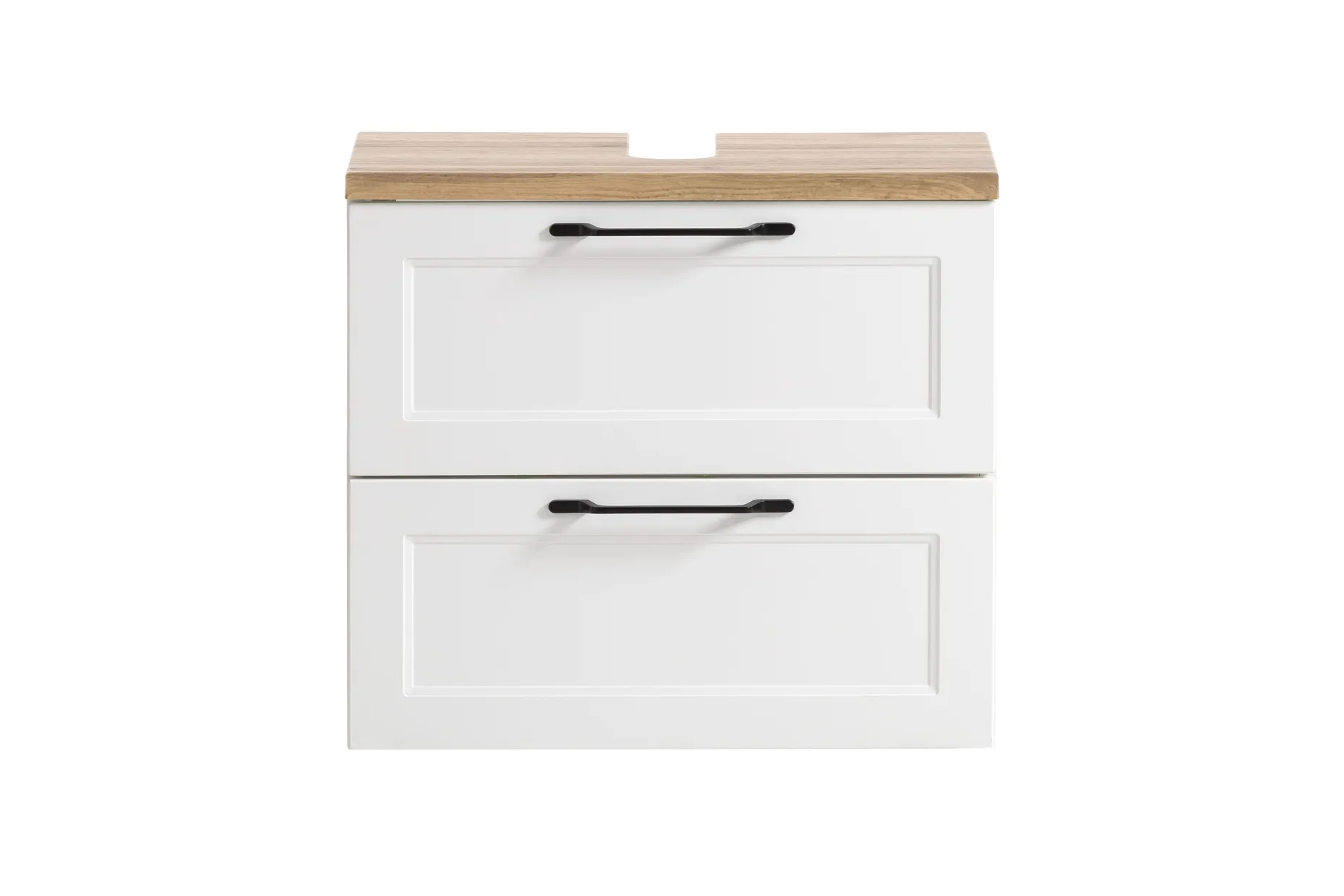 Waschtischunterschrank Meran | 60 x 35 x 55 cm | Weiß