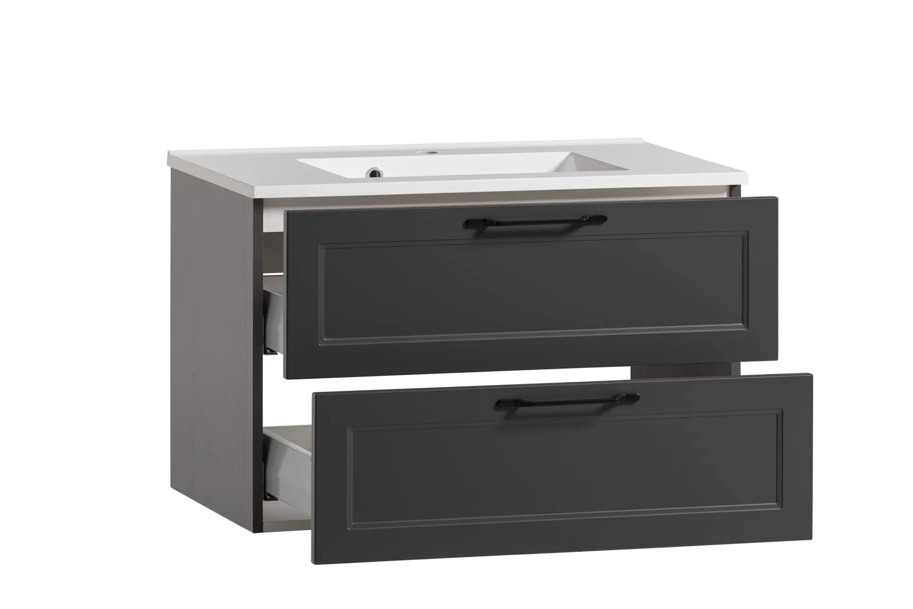 Waschtischunterschrank Meran | 80 x 47 x 56 cm | Grau