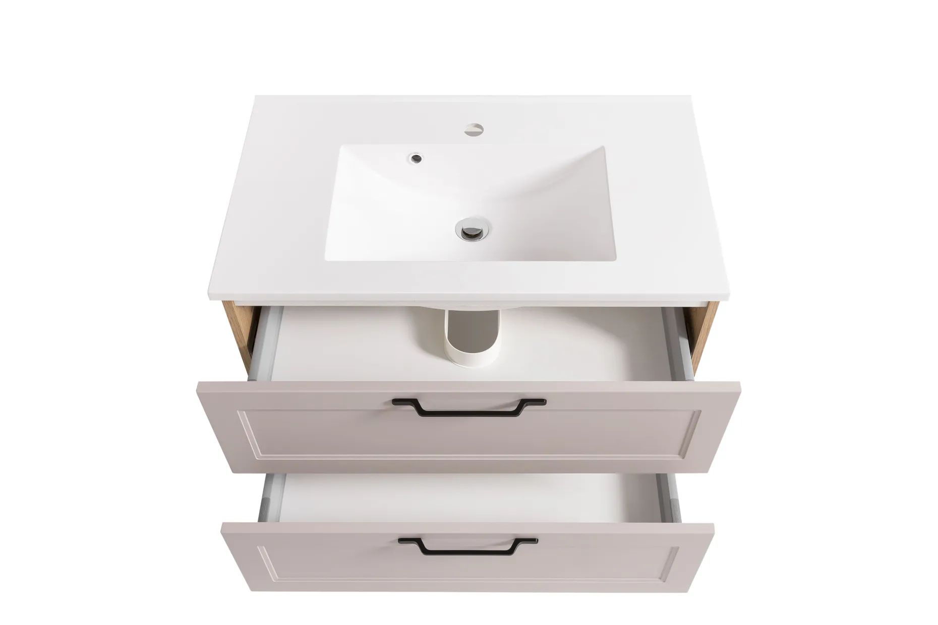 Waschtischunterschrank Meran | 80 x 47 x 56 cm | Farbe Kaschmir