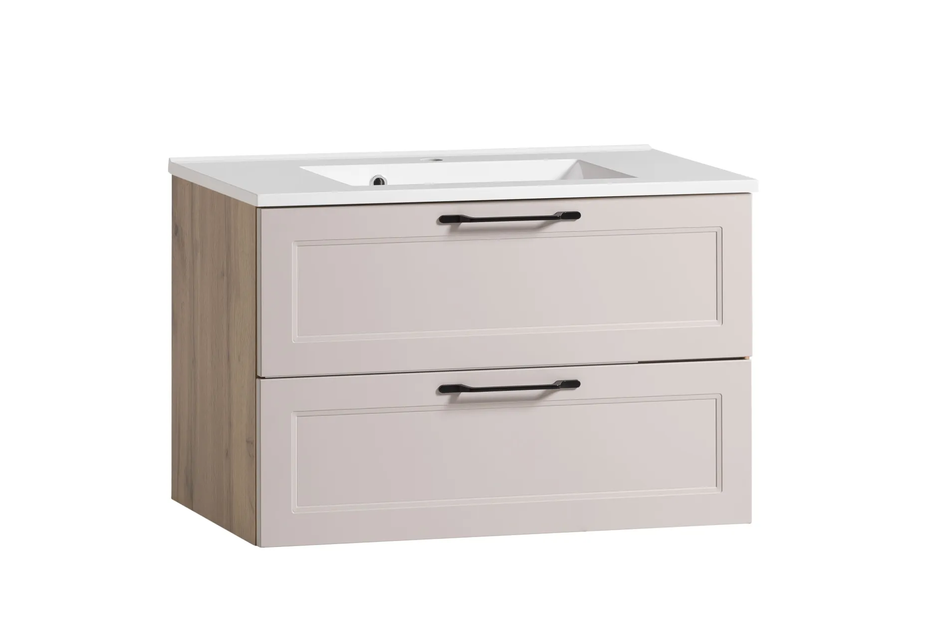 Waschtischunterschrank Meran | 80 x 47 x 56 cm | Farbe Kaschmir