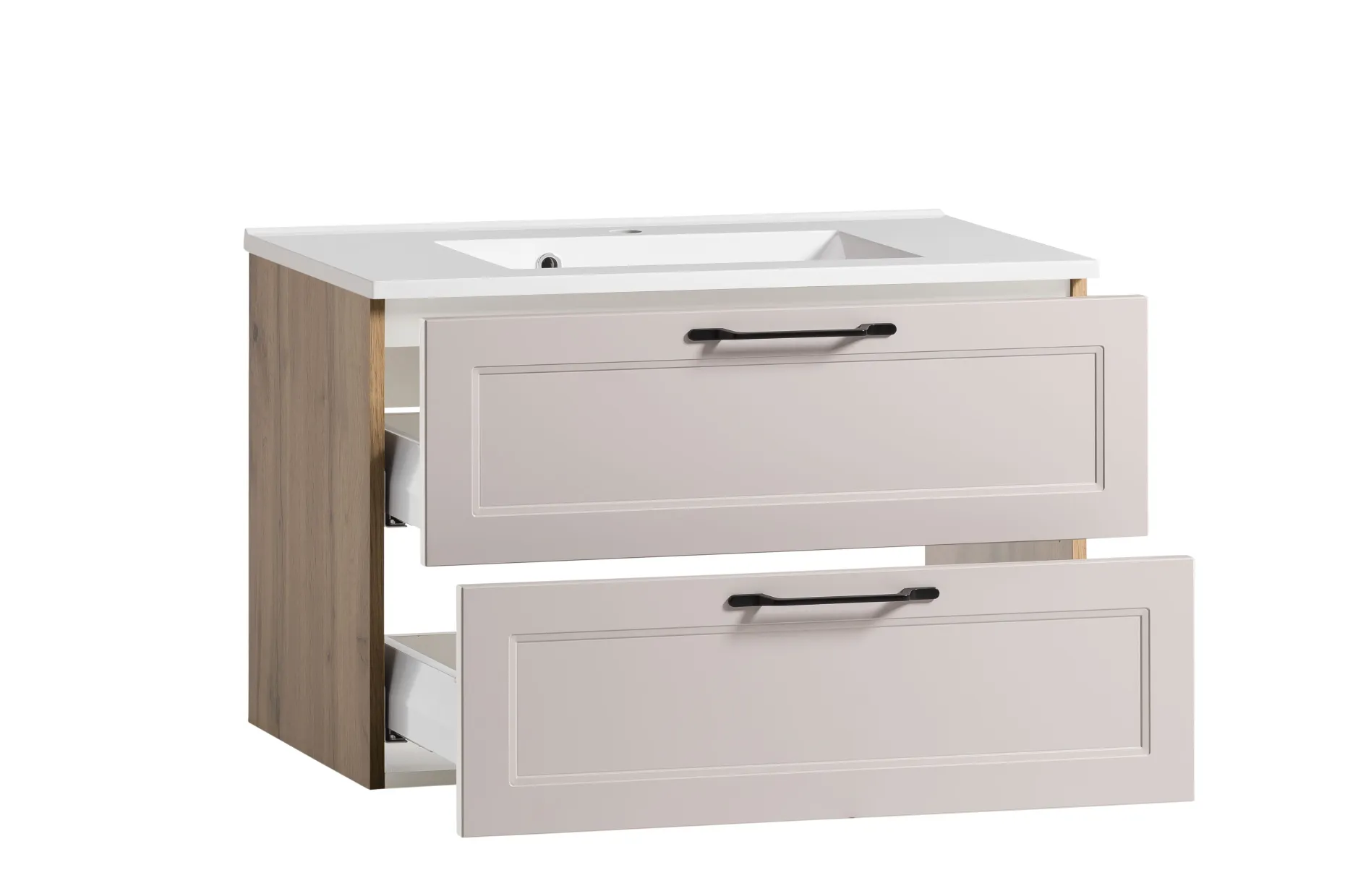 Waschtischunterschrank Meran | 80 x 47 x 56 cm | Farbe Kaschmir