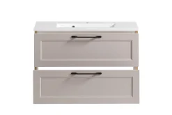 Waschtischunterschrank Meran | 80 x 47 x 56 cm | Farbe Kaschmir