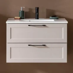 Waschtischunterschrank Meran | 80 x 47 x 56 cm | Farbe Kaschmir