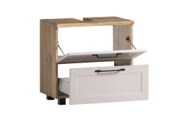 Waschtischunterschrank Meran | 60 x 35 x 55 cm | Farbe Kaschmir