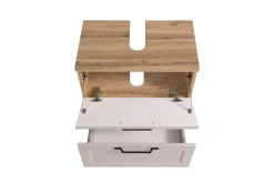 Waschtischunterschrank Meran | 60 x 35 x 55 cm | Farbe Kaschmir