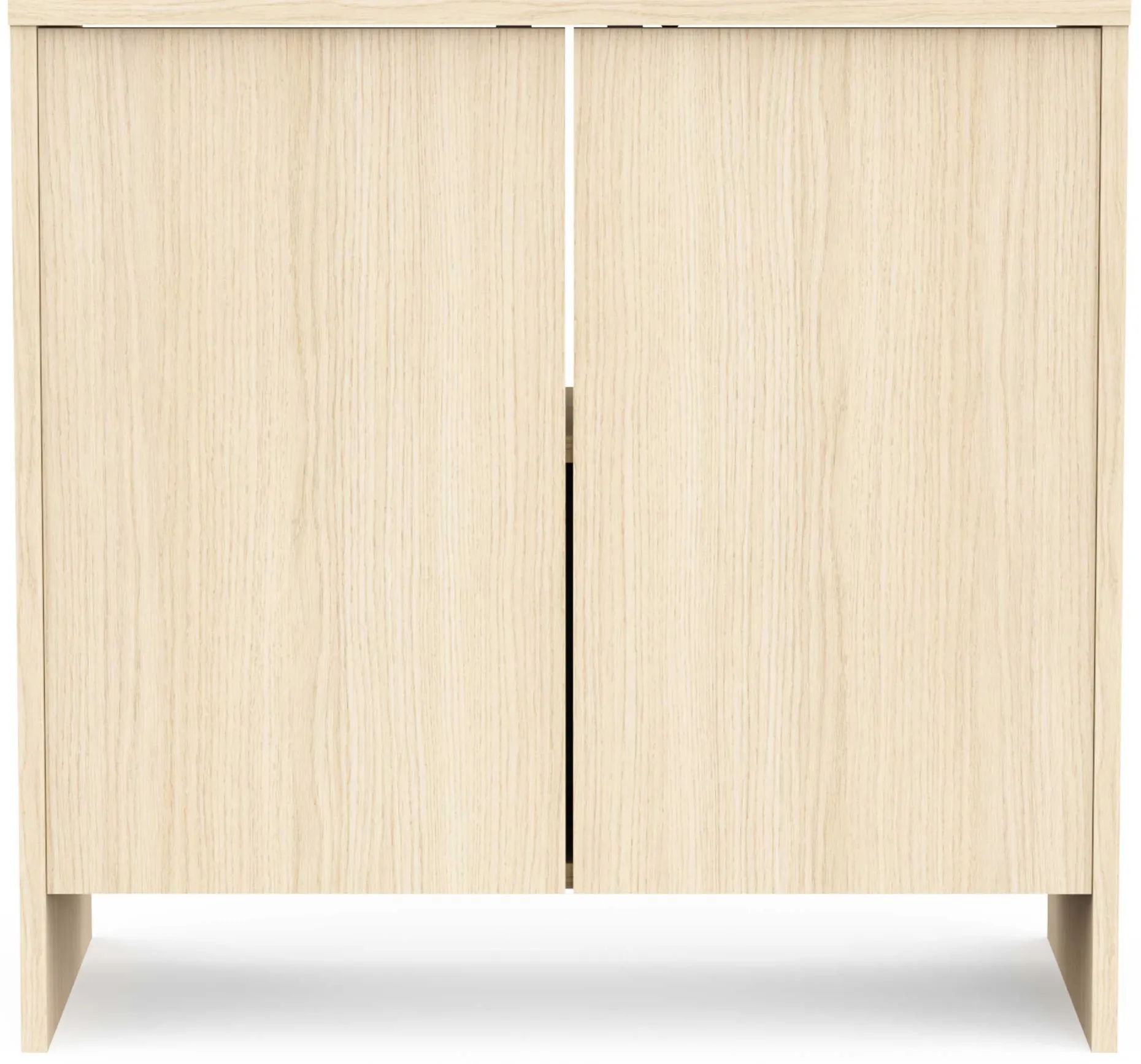 Waschtischunterschrank Puma - 64x33x61cm - 2 Türen - Eiche