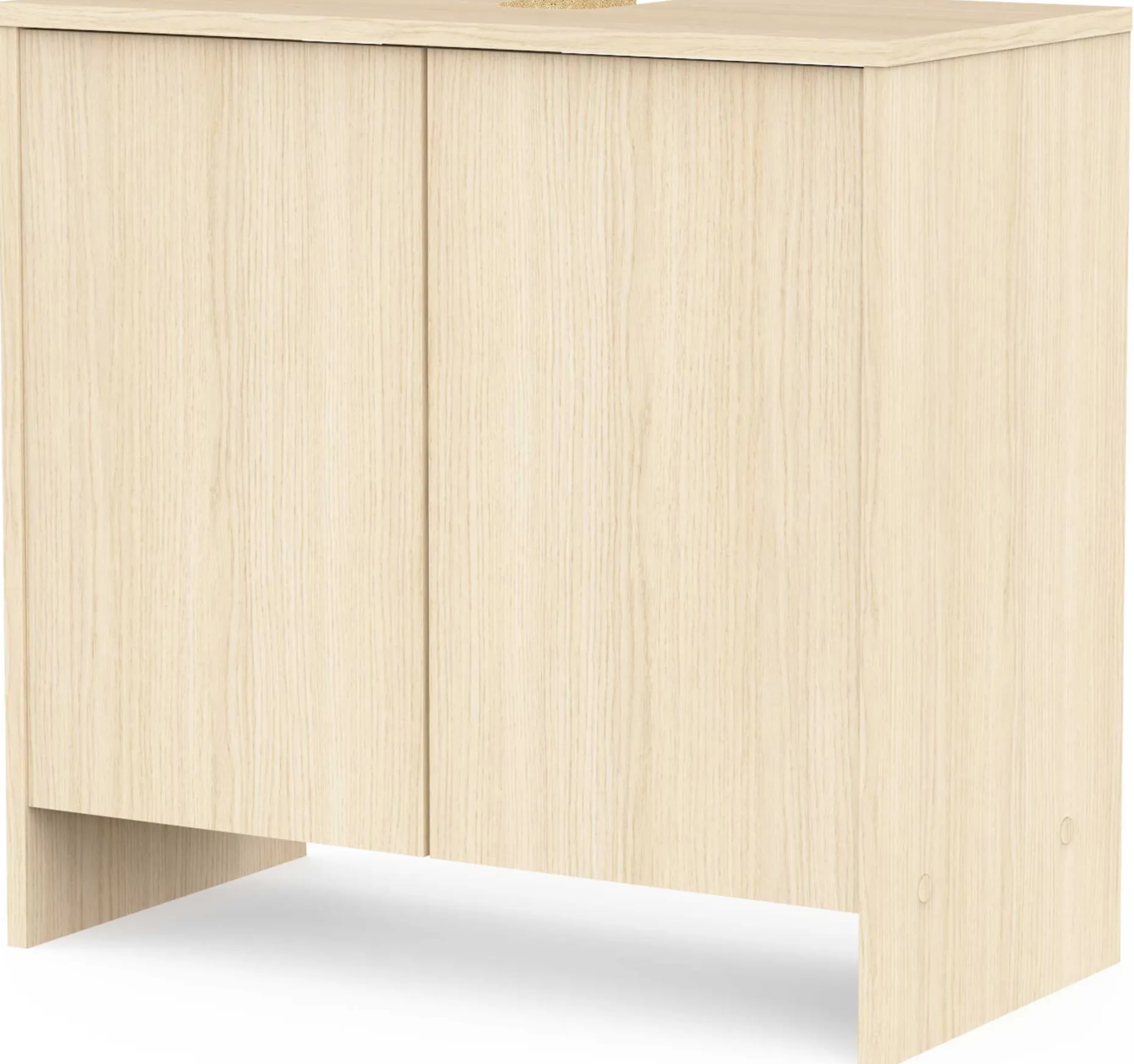 Waschtischunterschrank Puma - 64x33x61cm - 2 Türen - Eiche