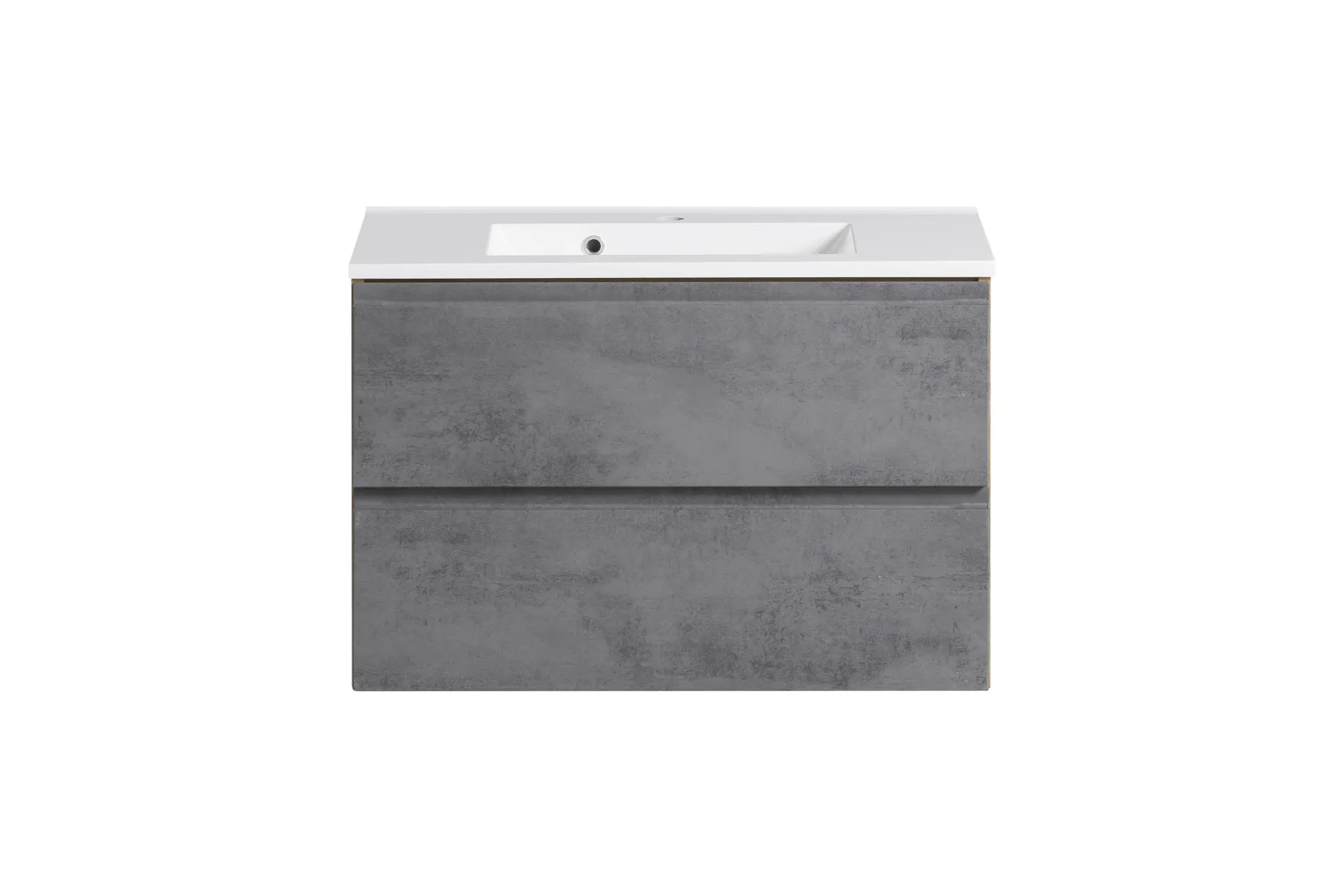 Waschtischunterschrank Varese | 80 x 47 x 56 cm | Eiche Wotan / Betondesign