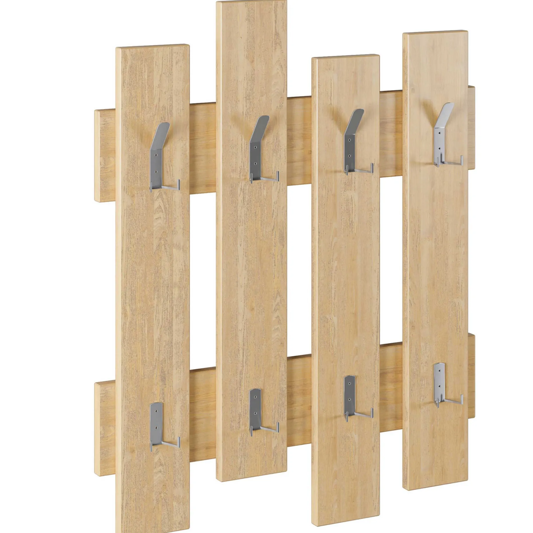 Wave Wandhaken | 100 % MELAMIN | Eiche