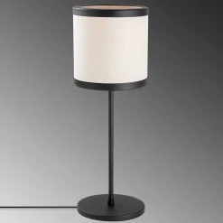 Emob Way Tischlampe | METALLGEHÄUSE | Schwarz, Weiß