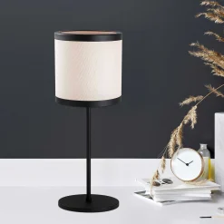 Emob Way Tischlampe | METALLGEHÄUSE | Schwarz, Weiß