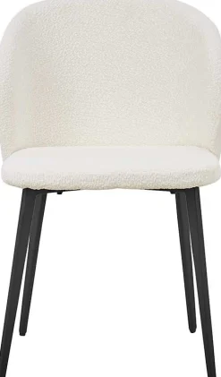 Rousseau er Bouclé-Stuhl Toledo | Metallbeine | H80 x B51 x T55 cm