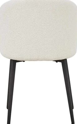 Rousseau er Bouclé-Stuhl Toledo | Metallbeine | H80 x B51 x T55 cm