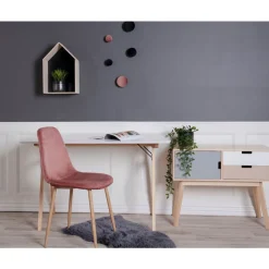 House Nordic er Vojens-Schreibtisch - 120x60x75 cm | MDF, Rubberwood
