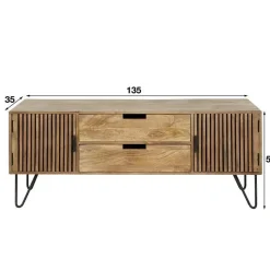 WesTV-Schrank - Mango-Holz