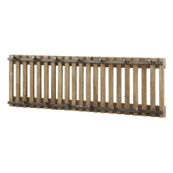 Wes Wandgarderobe 13 Haken - Mangoholz geschliffen