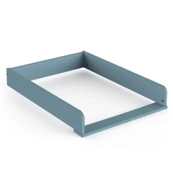 Wickeltisch für Kommode Firmiana | 96 x 71,7 x 11,5 cm | Blau
