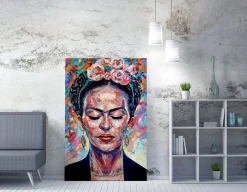 Emob Wirtz Dekoratives Leinwandbild | 50 % BAUMWOLLE / 50 % POLYESTER | 50 x 70 cm