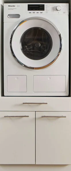 Wäscheschrank Laundreezy | 68 x 68 x 162 cm | Weiß
