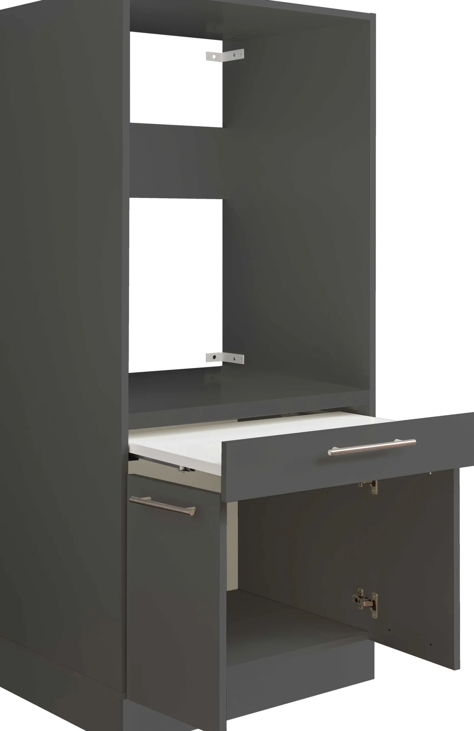 Wäscheschrank Laundreezy | 68 x 68 x 162 cm | Anthrazit