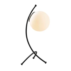 Emob Yay Tischlampe | METALLGEHÄUSE | Schwarz, Weiß