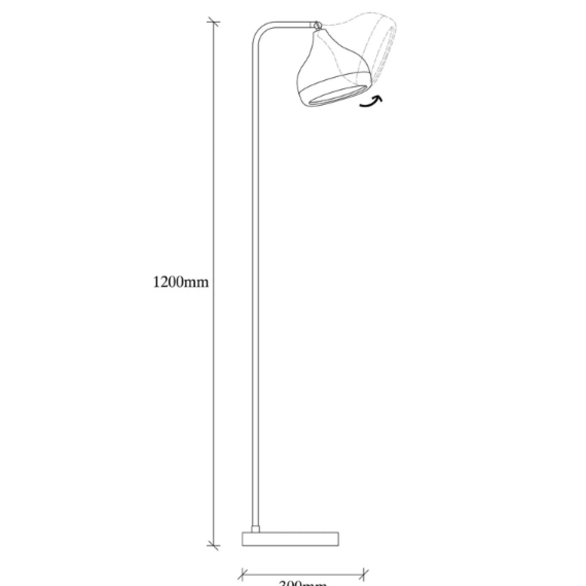 Emob Yıldo Stehlampe | METALLGEHÄUSE | , Kupfer