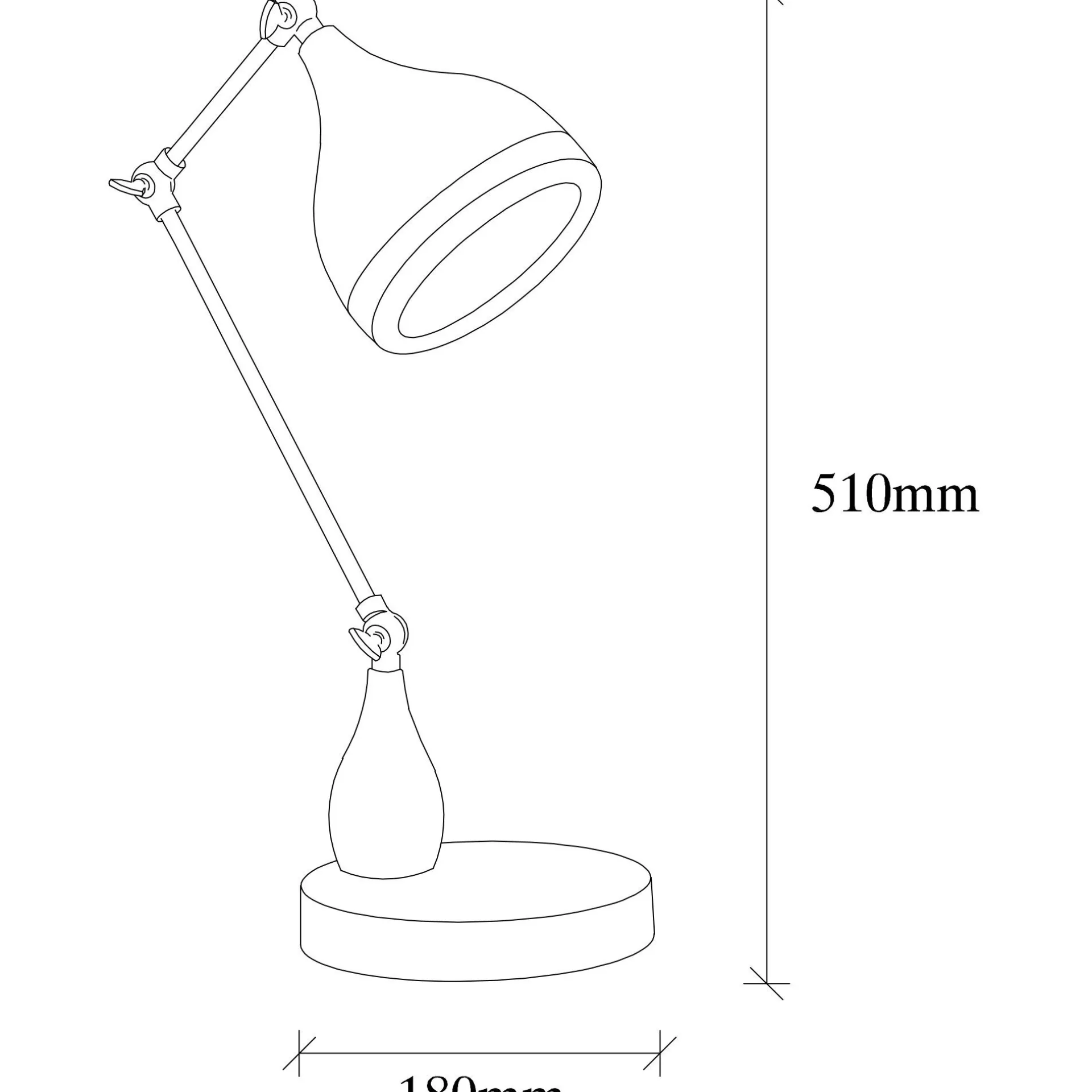 Emob Yıldo Tischlampe | METALLGEHÄUSE | , Kupfer