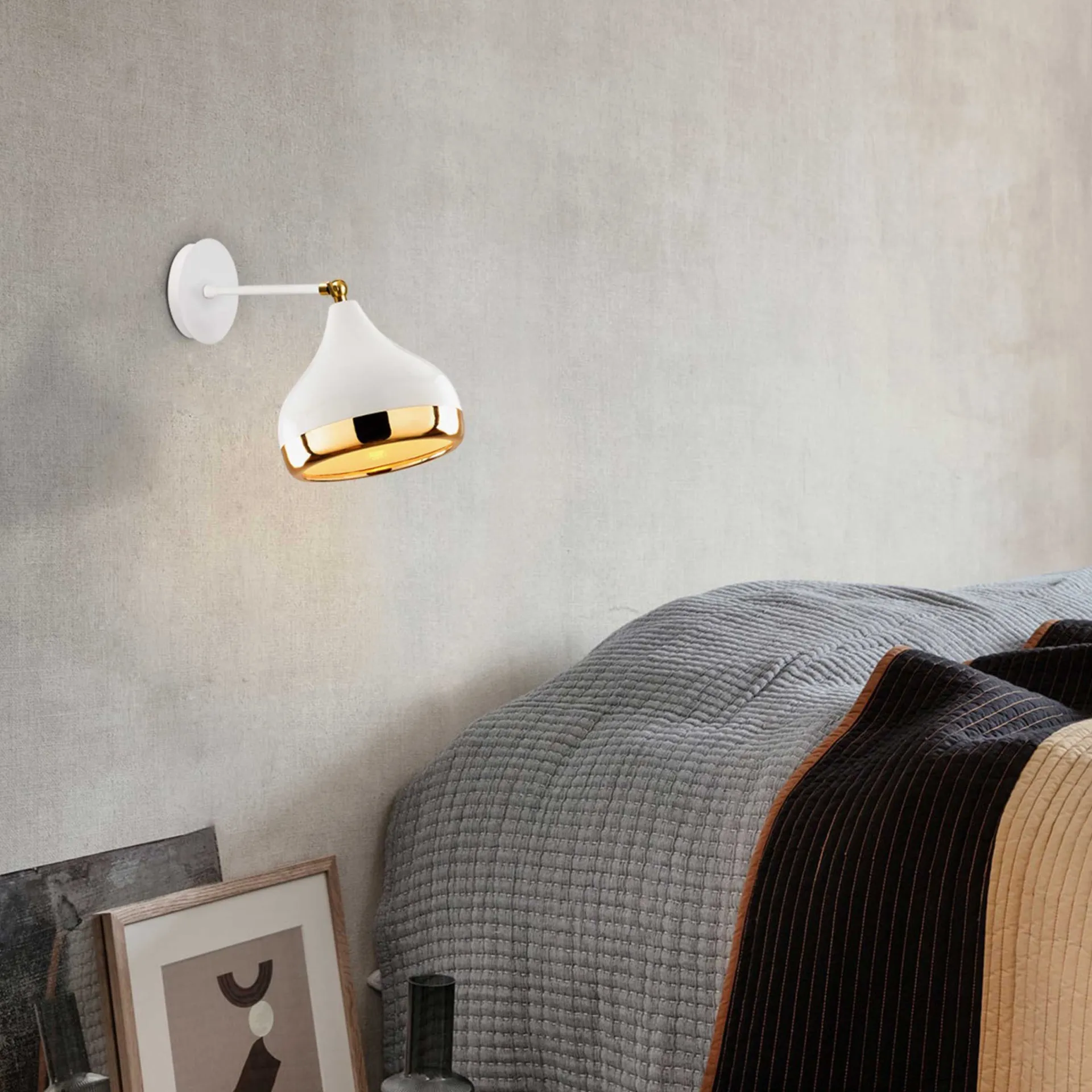 Emob Yıldo Wandleuchte | METALLGEHÄUSE | , Gold