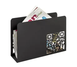 Haku Zeitschriftenständer | 35 x 10 x 26 cm | , QR-Code-Design