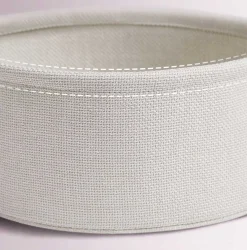 Vasagle Zoë Beistelltisch mit Korb ø45cm - /weiß