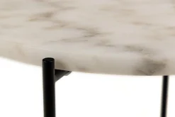 Emob Zweite Chance Beistelltisch Avila Ø42 cm - er Marmor/schwarz