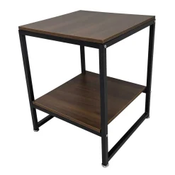Emob Exclusive Zweite Chance Nik Beistelltisch - 40x40x50cm - schwarz/Walnuss
